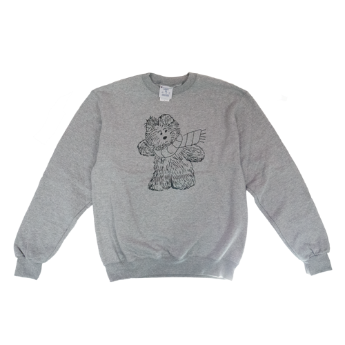 미숫가루 털짐승의 겨울 sweatshirts (gray)